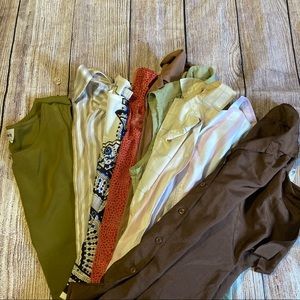 10 Piece Vintage Tops Lot Non Mystery Box